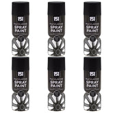 6X 151 Black Matt Spray Paint 400ml Spray Paint